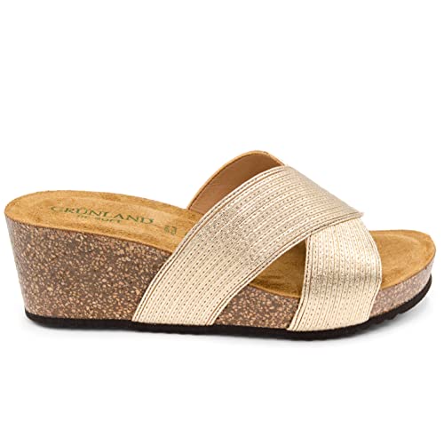 Grunland CB2473 ERSI Ciabatta Donna S. Platino 41