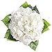 Luyue 5 Big Heads Artificial Silk Hydrangea Bouquet Fake Flowers Arrangement Home Wedding Decor (Cream)