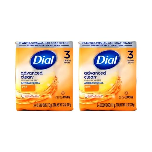 Dial Antibacterial Deodorant Bar Soap, Gold, Moisture Balance - 4 Ounce, 3 Bars (2 Pack)