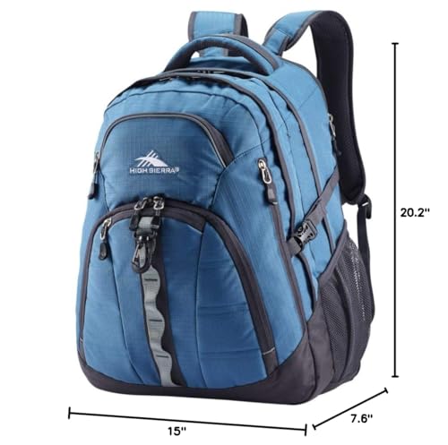 Image of High Sierra Access 2.0 Laptop Backpack, Graphite Blue /Mercury, One Size