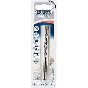 Draper 40088 Expert Masonry Drill Bit, 7mm x 100mm , Blue