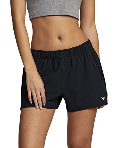 RVCA Sport Womens Yogger Stretch Short Black Medium