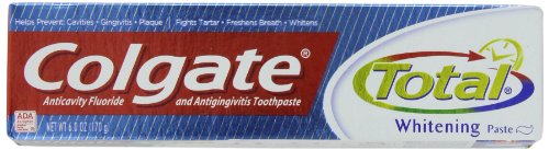 Colgate Total Whitening Paste, Anticavity Fluoride and Antigingivitis ...