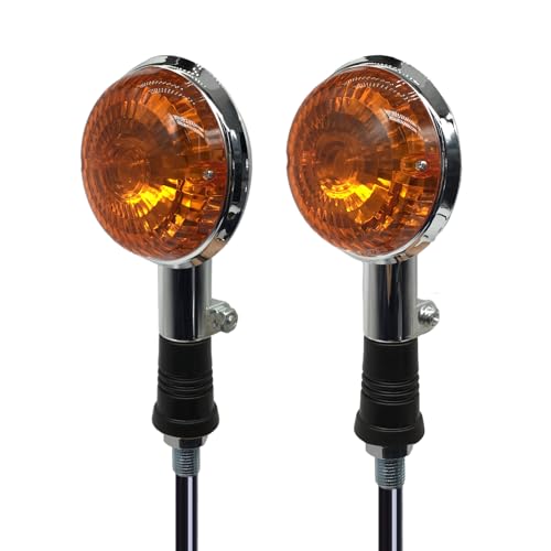 Image of 2Pcs Motorcycle Turn Signal Lights Compatible with Yamaha XV400