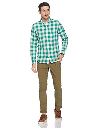 Image of United Colors of Benetton Men's Cotton Slim Fit Shirt