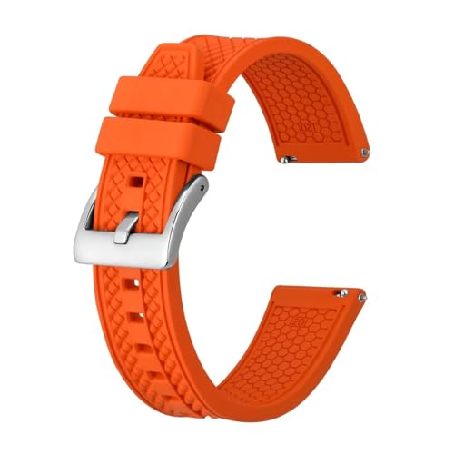 Bracelet de montre en caoutchouc étanche et résistant de 18 à 22 mm