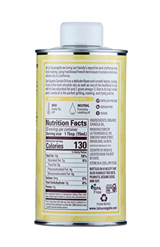 image for La Tourangelle, Organic Canola Oil, Expeller-Pressed Non-GMO Canola Se