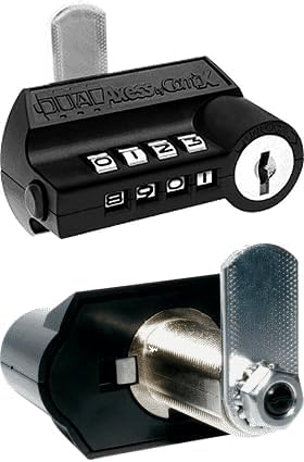 CompX National DualAxess® Cam Lock - 7/8" Cylinder Length - Keyed Different D8030-MKKD-19