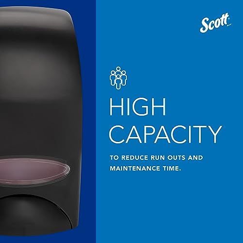 Bundle of Scott® Foam Hand Soap with Moisturizers, 1.0 L Pink, Floral Scent Refills + Scott Essential Manual Skin Care Dispenser, Black) Starter Kit - image 8