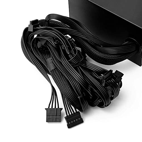 GAMEMAX Fonte Gamer GP650 80 Plus Bronze PFC Ativo Preta 650W, PRETO - Imagem 6