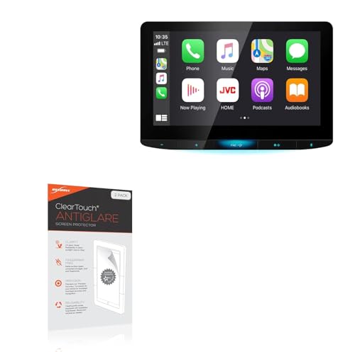 BoxWave Screen Protector Compatible with JVC KW-Z1000W - ClearTouch Anti-Glare (2-Pack), Anti-Fingerprint Matte Film Skin