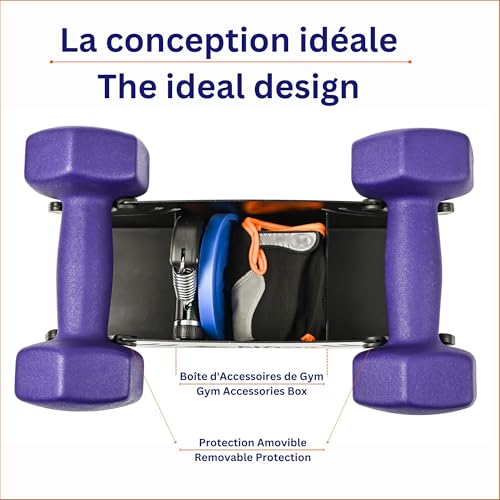Support Halteres, Accessoires de Gym, Organisateur de Matèriel de Sport et Rangement Haltere. Portoirs de Stockage des Poids et Rangement Sport Maison. Support Haltères et Rangement Poids Musculation. – vue 3