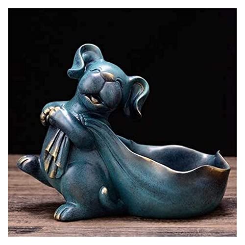 Statue résine animal figurine rangement bureau et table maison - 5