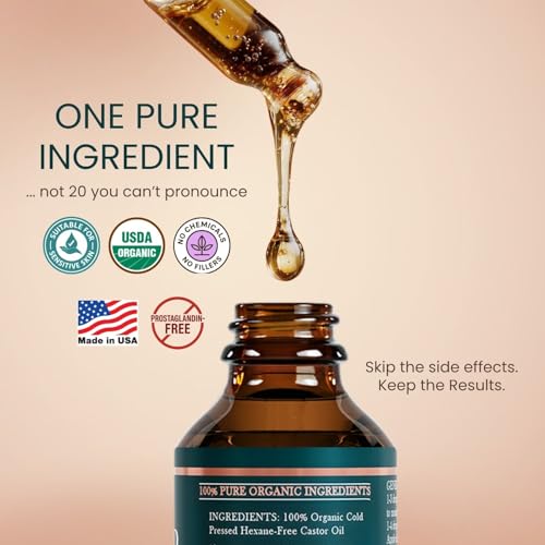 Live Fraiche Organic Castor Oil Lash & Brow Serum 2oz — view 3