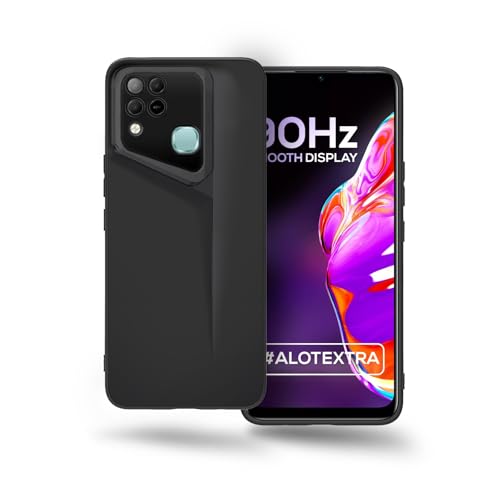 Image of Amazon Brand - Solimo Ultra-Thin Blade Runner Series Matte Finished Camera Protection Soft Back Cover for Infinix Hot 10s - Black
