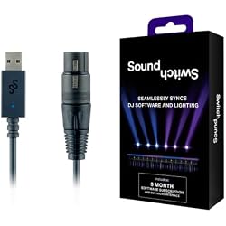 SoundSwitch Micro DMX Interface - Ultra Compact USB to DMX Interface | Compact USB to DMX interface, 3 months of free SoundSwitch software access and Philips Hue