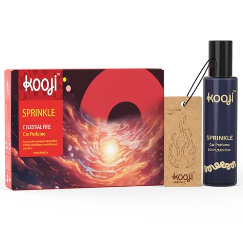 Image of KOOJI Sprinkle - Car & Home Perfumes - Celestial Fire 30 ML | Premium Freshener - Spicy Smoky Cinnamon & Floral Accords | Natural & Vegan Ingredients | Long-Lasting Aroma - Up to 60 Days