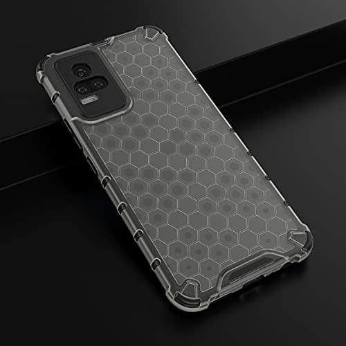 Image of Glasgow Back Case Cover Compatible with Vivo V21E (Stylish Design) -Black