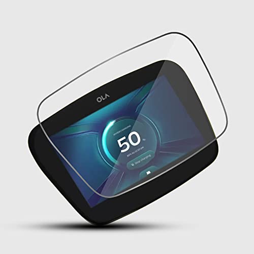 Image of FCS Speedometer Screen Protector Guard for Ola S1 / S1 Pro EV /Ola S1 Pro Gen 2 / Ola S1 Pro Gen 2 / Scooter Screen Guard | 9H Anti Shock Edge to Edge Full | (Glossy)