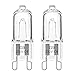 EASYIVY G9 Backofenlampe 40W 230V Halogen G9 Oven Lampe für AEG/Neff/Zanussi/Smeg/Bosch Backofen, Mikrowellenanwendungen 300 Grad C Hitzebeständige Glühbirnen, 2er Pack