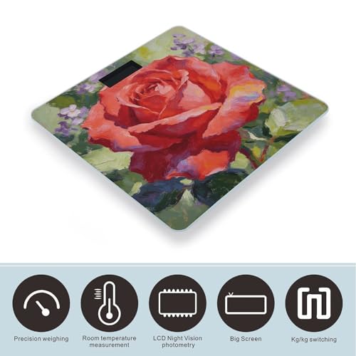 Báscula digital de baño VstaDank con vidrio templado miniatura 3