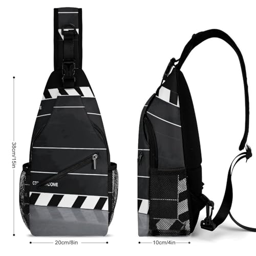 Bolso cruzado casual deportivo para viaje y senderismo miniatura 2