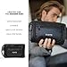 Dopp Kit for Men by Forte Series | Vegan Leather Multi-Pocket Mens Toiletry Bag | Water Resistant Mens Toiletry Bags for Traveling | Sleek Black Toiletry Bag for Men with Easy Carry Handle