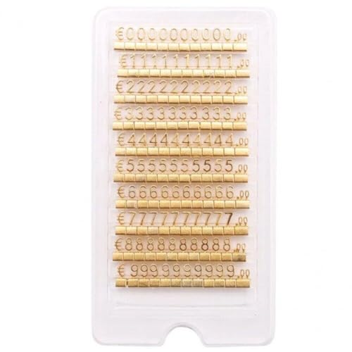 Etiqueta de precio cubo contador ajustable 3D para comercio minorista y estantes 5