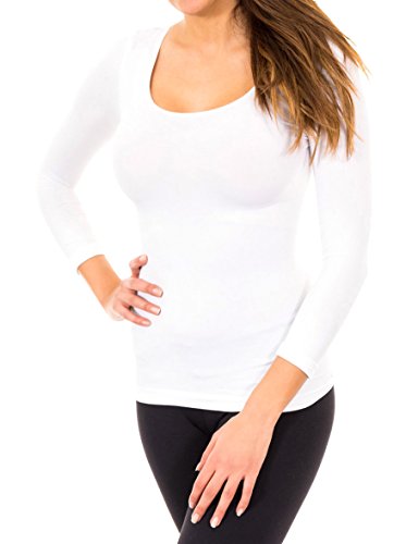 Marie Claire e Kler Camiseta Manga Larga Blanco XL