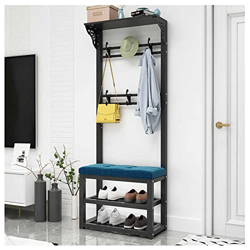 Tabouret à Langer Multi-Usage avec Porte-Manteau Intégré en Éponge
