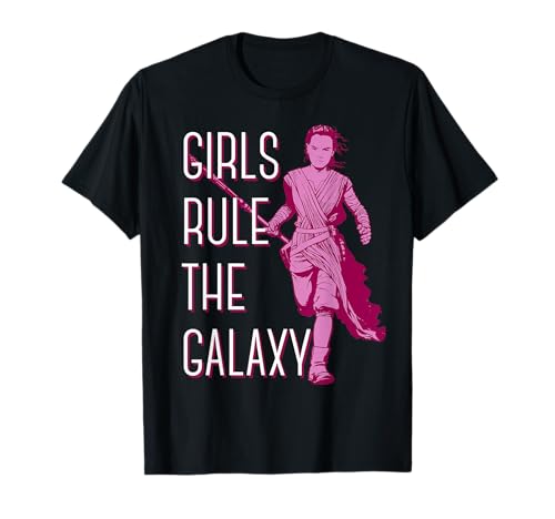 Star Wars Episode 7 Rey Girls Rule The Galaxy T-Shirt T-Shirt