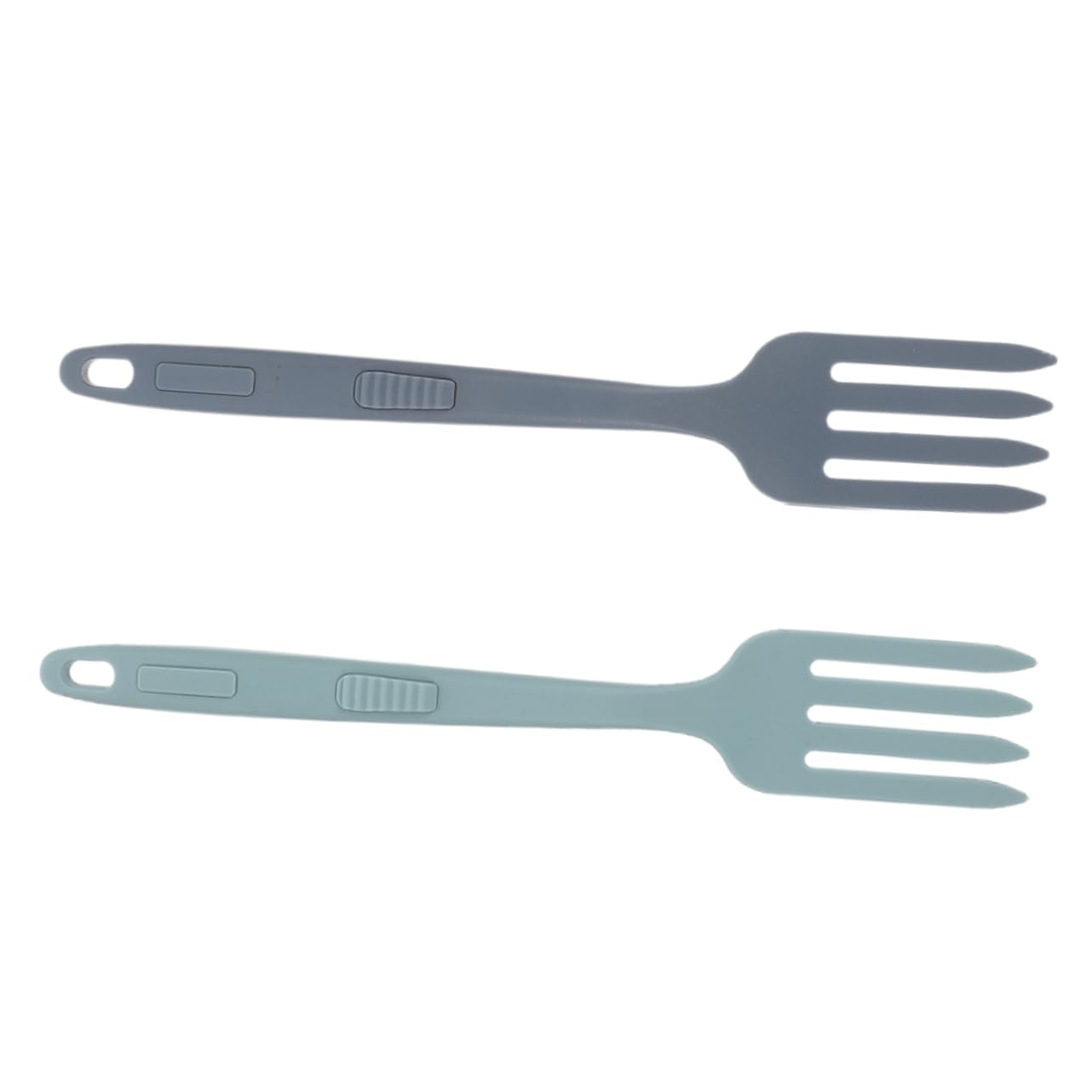 MUCKLILY 2pcs Dessert Fork Dishwashers Forks Kitchen Fork Mixing Fork Pasta Fork for Cooking Silicone Fork Serving Fork Blending Fork Sausage Fork Silicone Cooking Fork Meat Fork