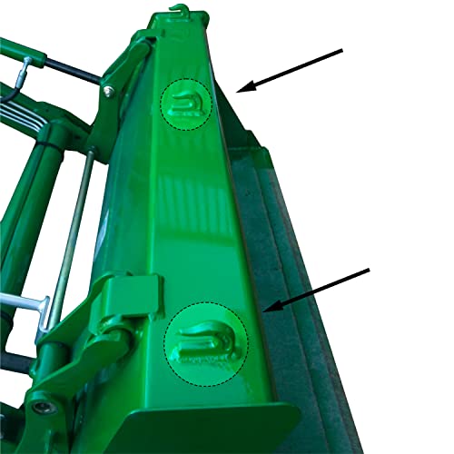 2 Pack Heavy Duty 1/2" Weld On Grab Hook, Grade 70 Clevis Chain Hook For Trailer, Truck, Rigging, Flatbed, Tractors, Loader, Bucket, Tie Down (2) #TOP4