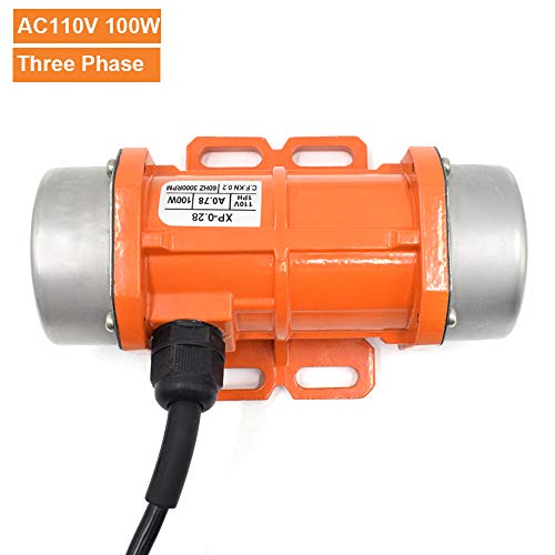 Concrete Vibrator Motor AC 110V 100W Three Phase for Concrete Vibrators Concrete Mixers Concrete Vibrating Table
