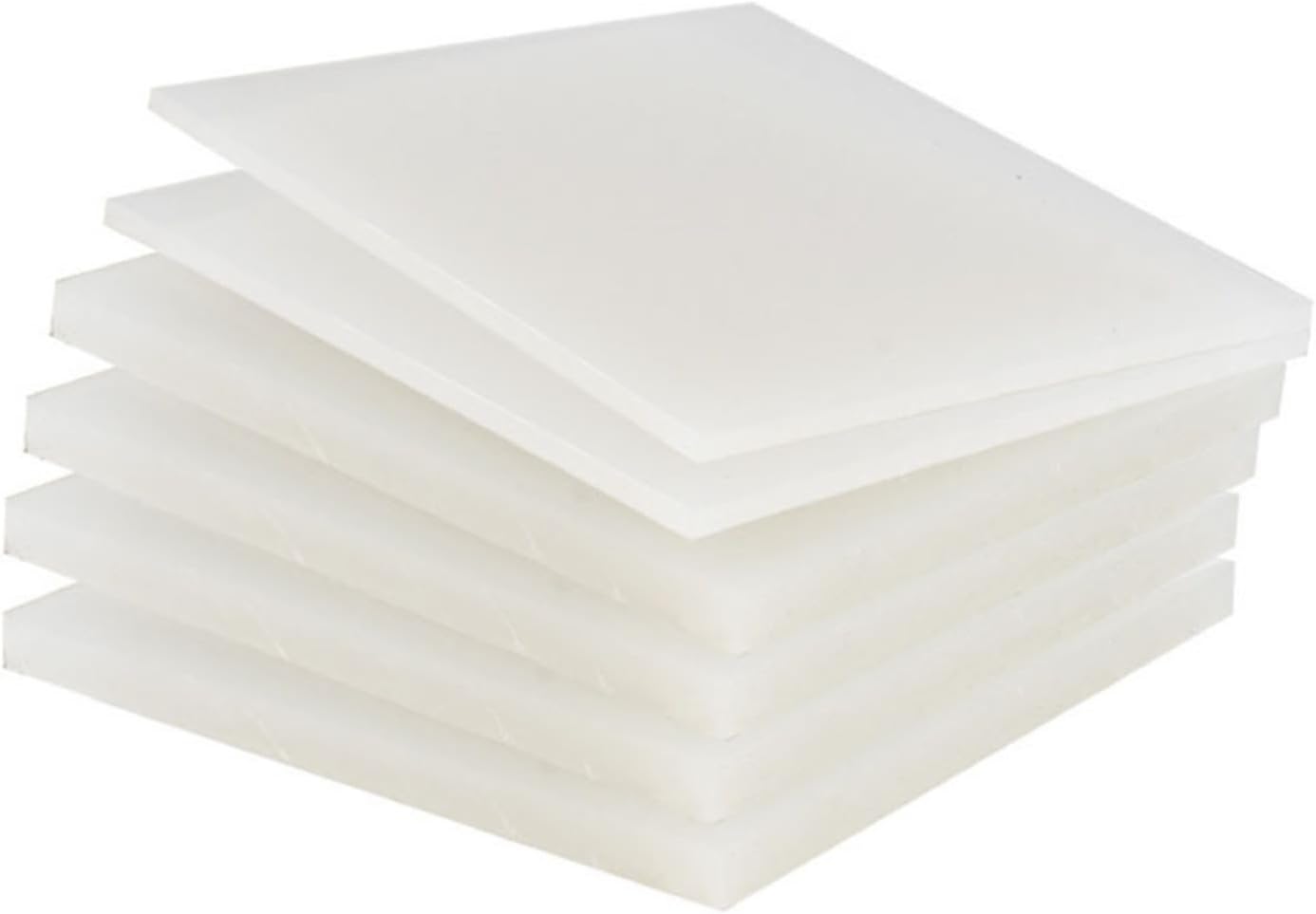 PP Polypropylene Sheet Plate Thickness 3mm-20mm Hard Sheet PVC Plate PP PE Sheet (0.4 m * 0.4 m * 5mm * 2 Pieces)