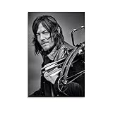 JNCSBY Daryl Dixon Walking Dead Poster Canvas Wall Art Painting Living Room Posters for Bedroom Decor 12x18inch(30x45cm)