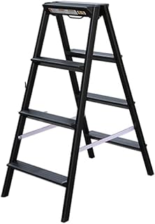 Ladder Step Ladders 3 Step Ladder Folding Step Stool Aluminum Stepladders with Not Slippery Wide Pedal and Joint Lock,440kg/970Ib Weight Rating(Ladder B)