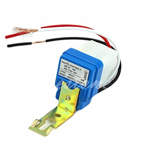 Generic Auto On Off Light Switch Photo Control Sensor 1pc For AC110V