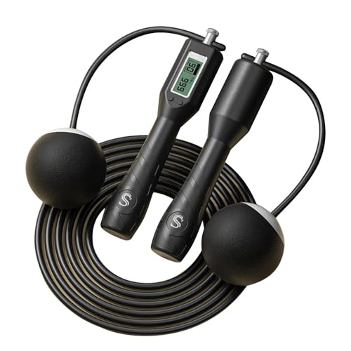 Cuerda de saltar de ejercicio ajustable para el entrenamiento cardiovascular en casa 4