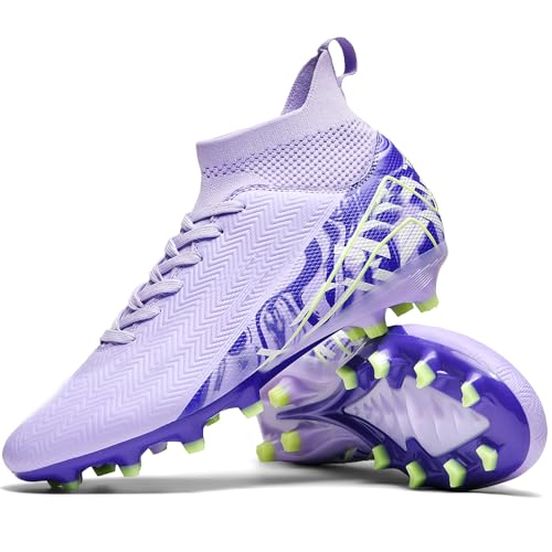 WOWEI Botas de Fútbol Hombre Profesionales Zapatillas de Fútbol Spike Aire Libre Atletismo Atletismo Hombre Niños Zapatos de Fútbol Tacos Calzado Fútbol Deporte (FUT-3, 44EU)