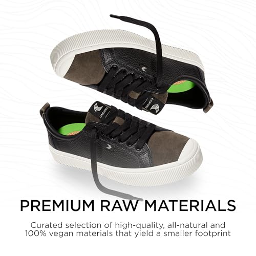 OCA Low Premium Leather Sneakers, Comfortable Shoes for Women, Lightweight & Sustainable, Versatile Casual Footwear with 100% Vegan Insoles, Rubber3