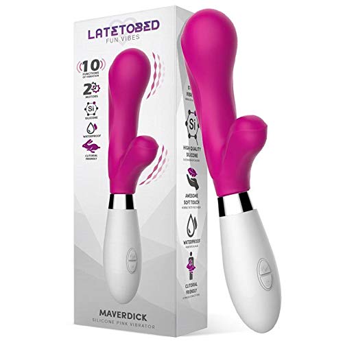 Vibromasseur en silicone Latetobed, l'élégance rose signée Maverdick