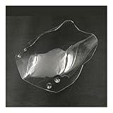 Función de protección: el uso del deflector del parabrisas de la motocicleta puede proteger a los fanáticos de la motocicleta del viento, la piedra, el barro, los insectos, es económico y práctico.