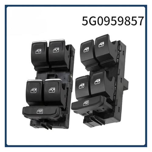 Commutateur de vitre électrique Golf MK7 Passat B8 Leon 5G0959857C - 4