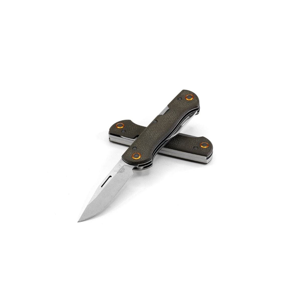 Amazon.co.jp: ベンチメイド 317-1 ウィークエンダー 直刃 折り畳み 