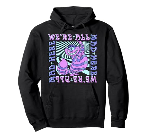 Sweat Capuche Disney Chat du Cheshire Pull Doux et Chaud Contre le Froid
