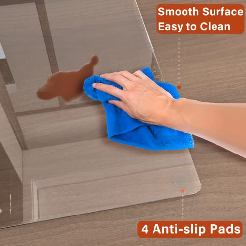 Conguiliao CHAIR MATS-36*46 Glass Chair Mat, 36 Inch X 46 Inch Tempered Glass Office Chair Mat thumb #6