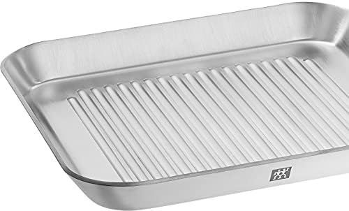 ZWILLING 40996-024-0 Plus, Square Grill Pan, Cast Iron, 24 x 24 cm