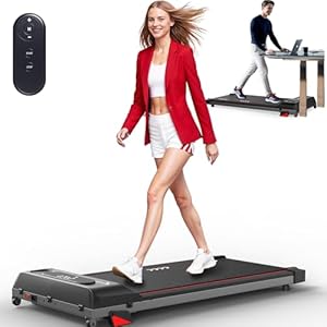 Tapis de Course pour Domicile, Walking Pad : avec Un Moteur de 2,25 CV, Une capacité de Charge de 100 kg et Une Pente de 4%, 1-10 km/h