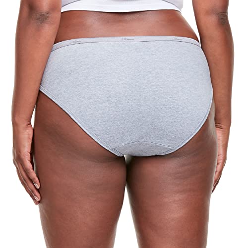 Image of Hanes Women's Bikini Panties Pack, Soft Cotton Underwear (Retired Options, Colors May Vary)